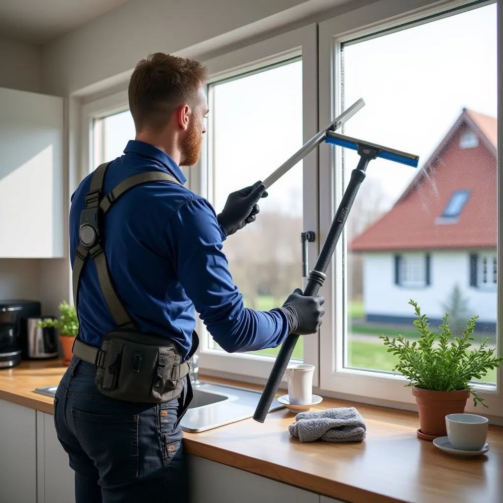 Glasreiniger Köln mit Ausrüstung